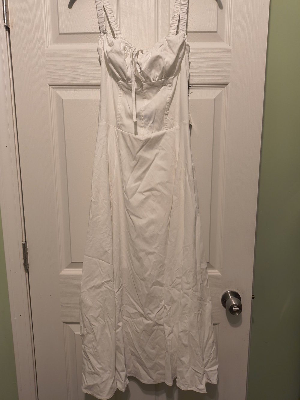 Iris White Sleeveless Dress